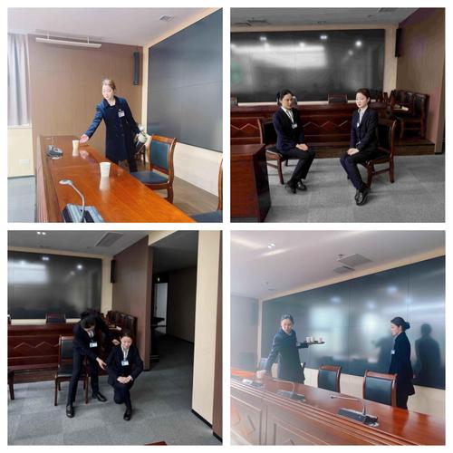 江景苑物管處丨組織新上崗會務員工開展崗位實操培訓
